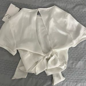 Zara top - Open back